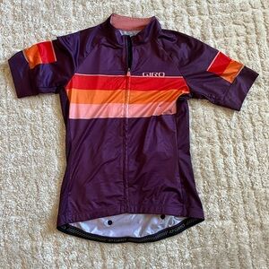 Giro Chrono Jersey Women’s Dusty Purple Stripe Full Zip Size S